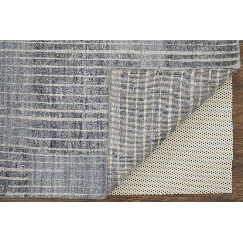 Eastfield Abstract Area Rug in Blue, Rectangle 9' x 12'