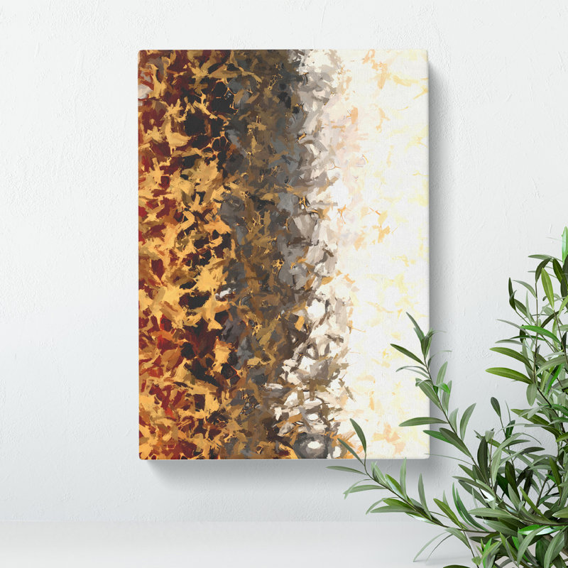 Divided Abstract - Wrapped Canvas Print, 50cm H x 35cm W x 3cm D