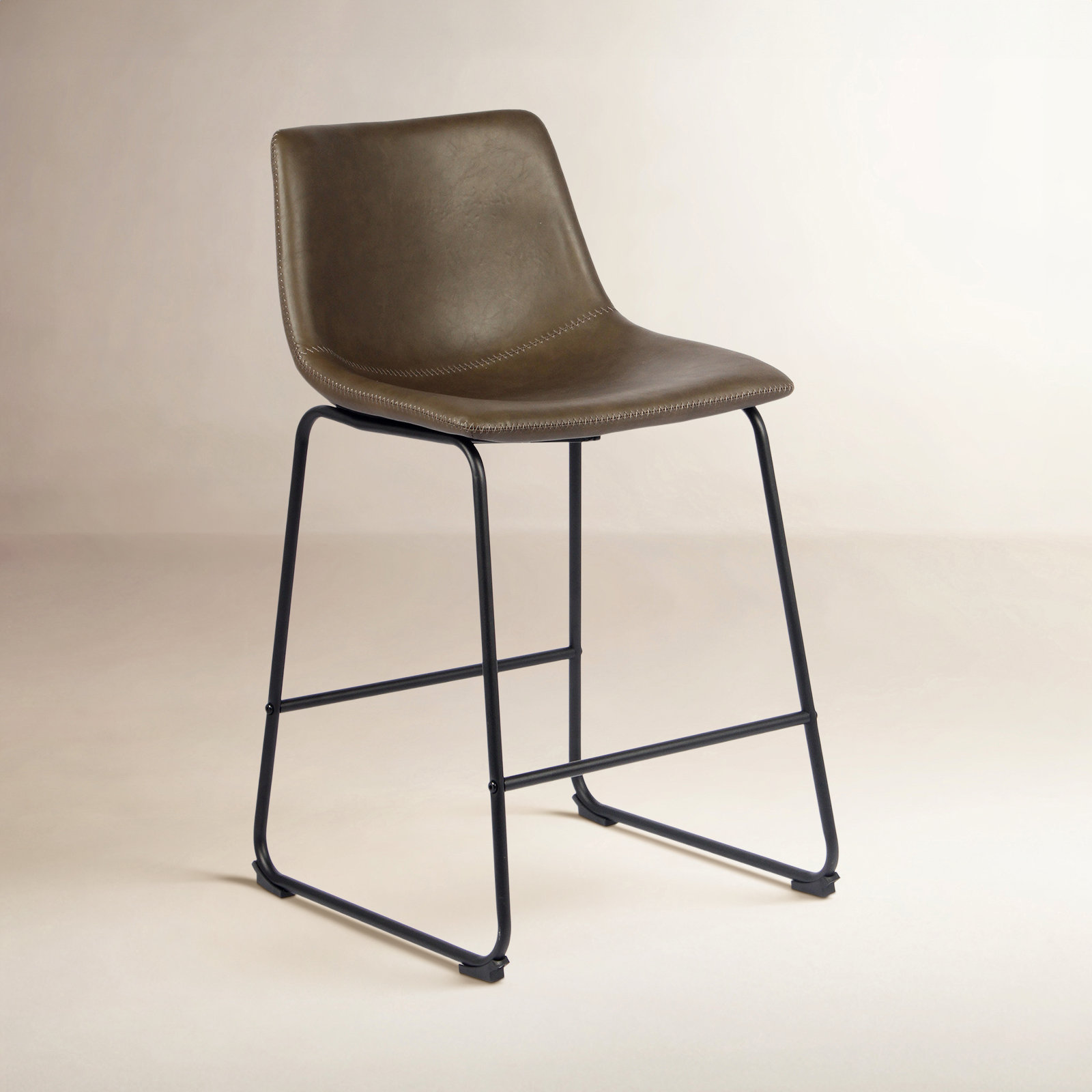 Anke Bar and Counter Stool, Dark Brown, Counter Stool (24” Seat Height)