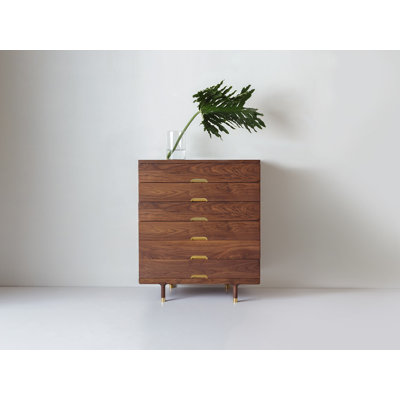 Simple 6 - Drawer Solid Wood Dresser