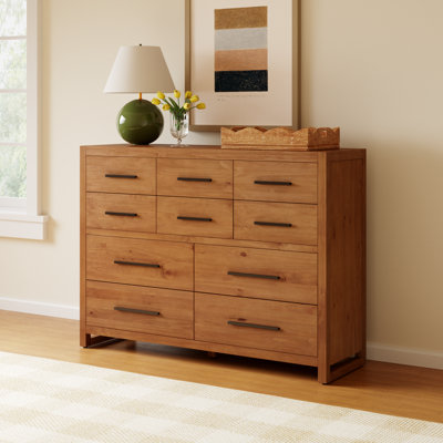 Modica 10-Drawer Solid Wood Dresser