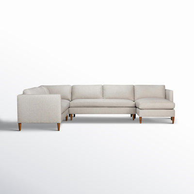 Clifford 4-Piece Upholstered Custom Sectional