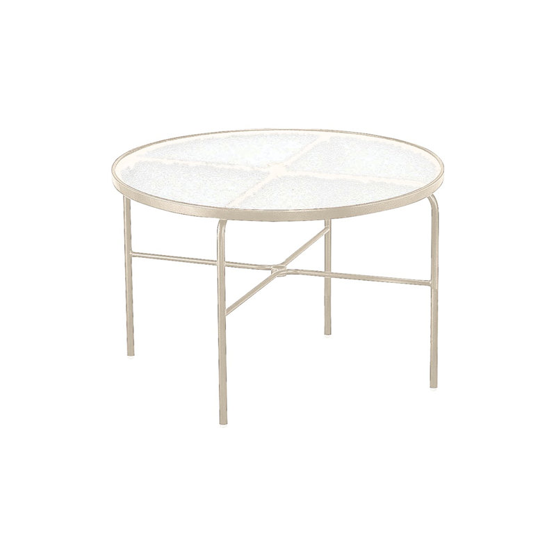 Table de salle à manger ronde en acrylique avec trou, Sonora