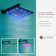 Herathena 3 Functions Temperature Based LED Light Shower System with 6 Body Jets and Rough-in Valve