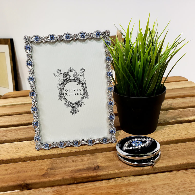 Evil Eye Rectangle Picture Frame, Gold