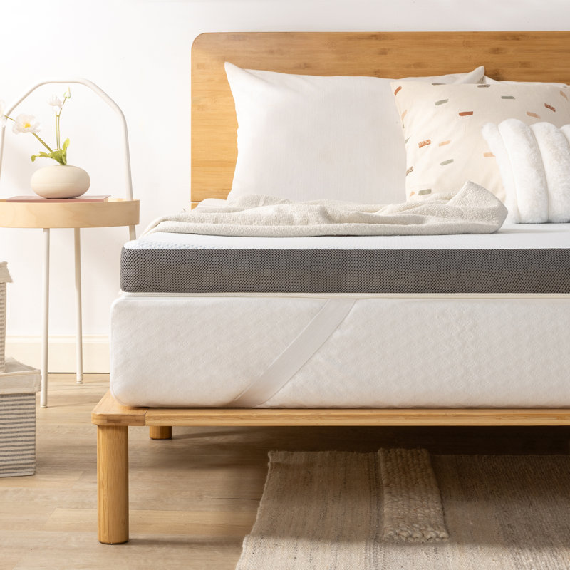 Chert White Noise Memory Foam Mattress Topper - 7cm Thick, Kingsize (5')