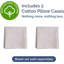 Ensemble de taies d'oreiller 100% coton, taies d'oreiller de luxe à densité de tissage 400 fils, doux et respirant, ensemble de 2-106537239-106537247