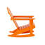 Chaise Adirondack berçante en PEHD Laguna-418924053