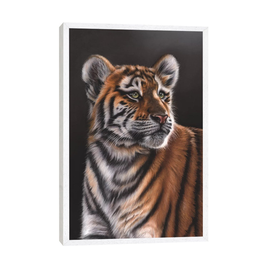 Tiger Cub von Richard Macwee - Galerie-verpackte Leinwand Giclée auf Leinwand