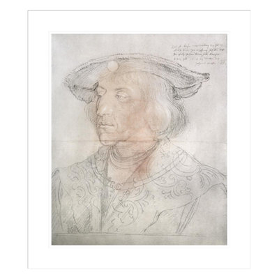 «Maximilian I Emperor of Allemagne (1459-1519)» par Albrecht Dürer, impression giclée encadrée