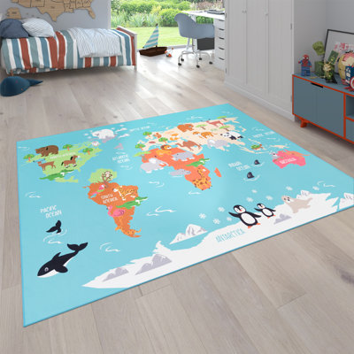 Molina Flatweave Turquoise Rug