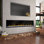 Foyer électrique linéaire encastré Dimplex IgniteXL - technologie de flamme Multi-Fire XD - 1000 pieds carrés
