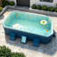 Piscine gonflable pliante en PVC 1,8