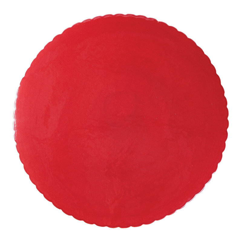 Flute Outdoor Round Side Table, Plum Gloss