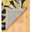 Tapis fabriqué à la main Marisela - gris et jaune-31943142