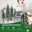 Arbre de Noël artificiel éclairé 7 pi Jacomine - support inclus