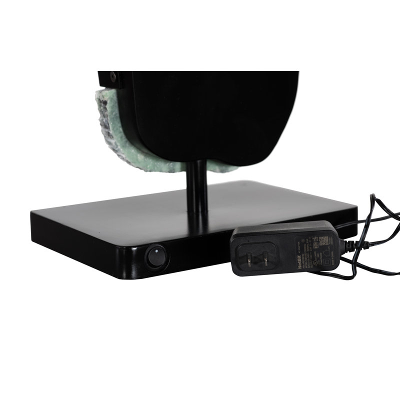 Onyx Lamp on Black Base, Fluorite