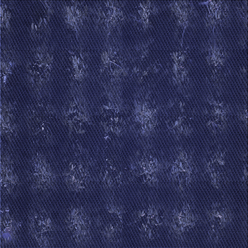Tapis abstrait bleu foncé, Carré 5 pi