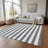 Washable Striped Indoor / Outdoor Rug-1725685129