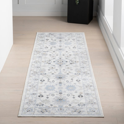 Bridie Medallion Machine Washable Area Rug