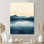 «Neutral Lake Horizon I - Beige Nature», art mural