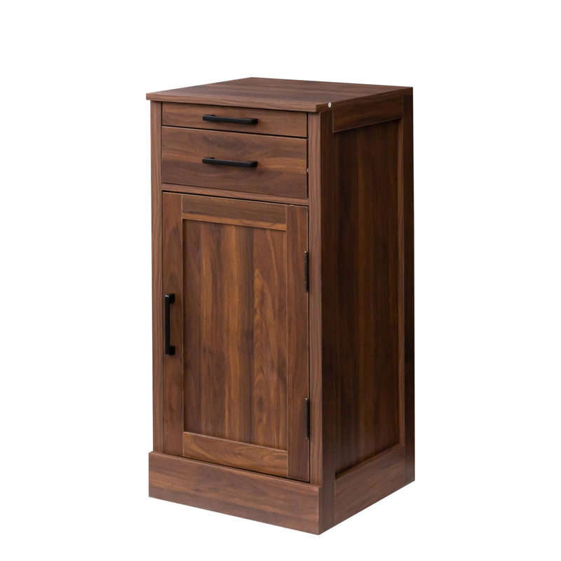Buffet modulaire en noyer brun - Optimisez l'organisation de votre salle à manger