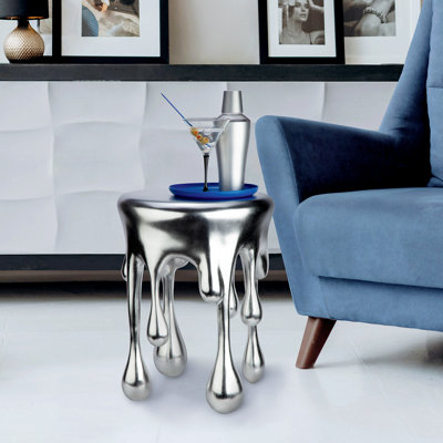 Splash Droplet Sculptural End Table