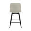 Tabouret de comptoir pivotant 26 po avec structure en métal-1221474594