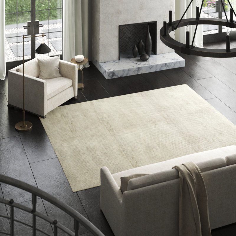 Area Rug in Beige