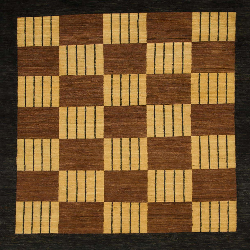 Abstract Indoor Rug, Square 7'