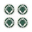 Timothy Corrigan Parterre Garden Vegan Leather Round Pebble Placemat
