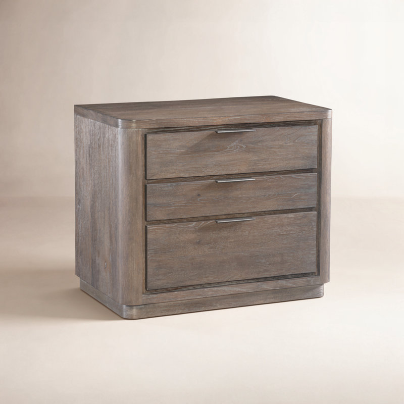 Outline 3-Drawer Nightstand