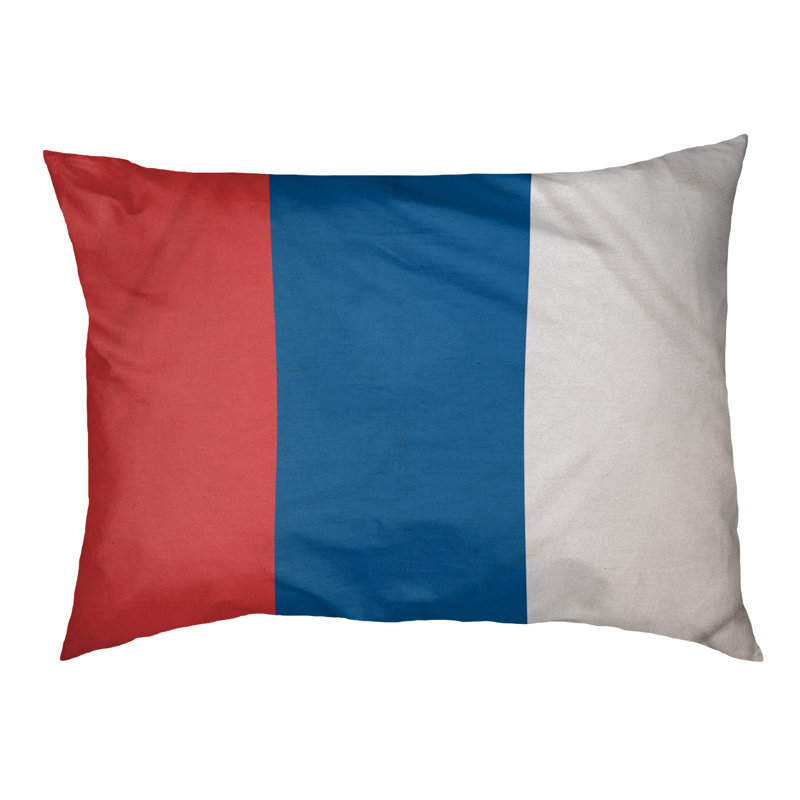 Coussin extérieur Philadelphia, Très grand (l 50 po x P 40 po x H 17 po), Rouge / bleu Dodger / blanc