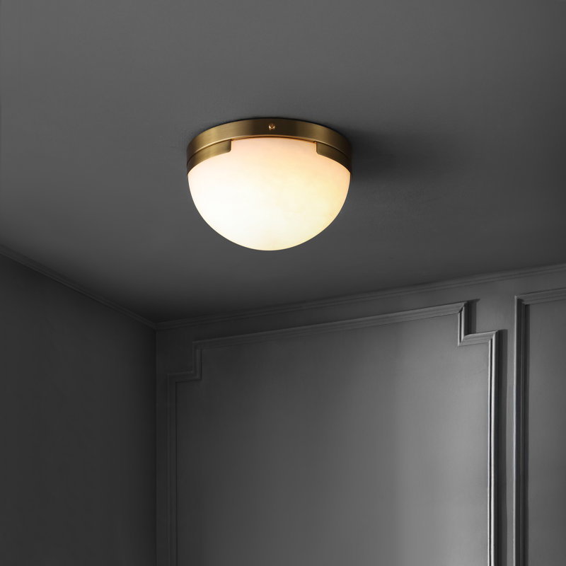 Eddie 1 - Light Flush Mount, Brass