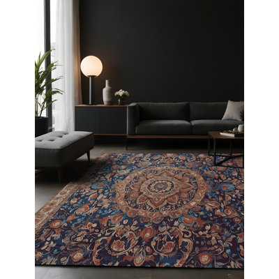 Tapis brun soyeux et moelleux