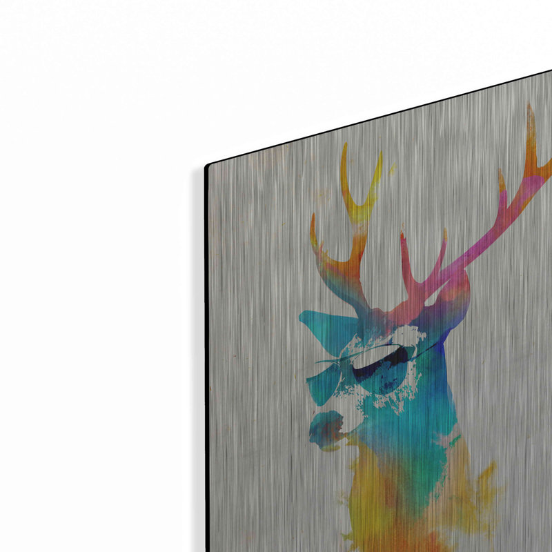 " Sunny Stag " by Robert Farkas, 16" H x 12" W
