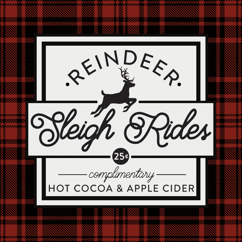 Plaid Holidays III RB, H 12 po x l 12 po, Non, Toile tendue
