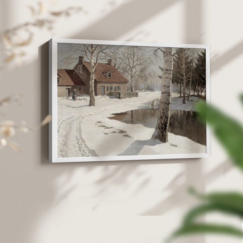 Paysages rétro-DCCVVI-impression encadrée - réaménageable, H 8 po x l 10 po, Blanc