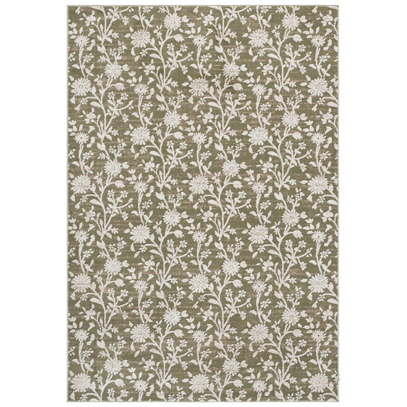 Tapis à motif floral 604 Cameron, Rectangle 9' x 12'