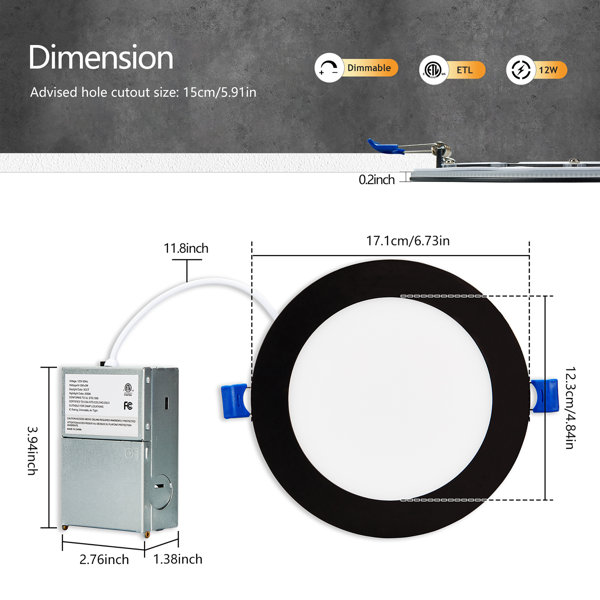 Dimensions du produit