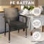Stackable Outdoor Patio Dining Armchair-1106638217