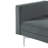 Modern Navy 84" Sleeper Sofa with Easy Fold Convertible Design
