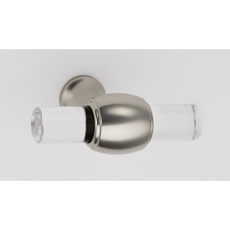 Royale Bar Knob, Polished Nickel