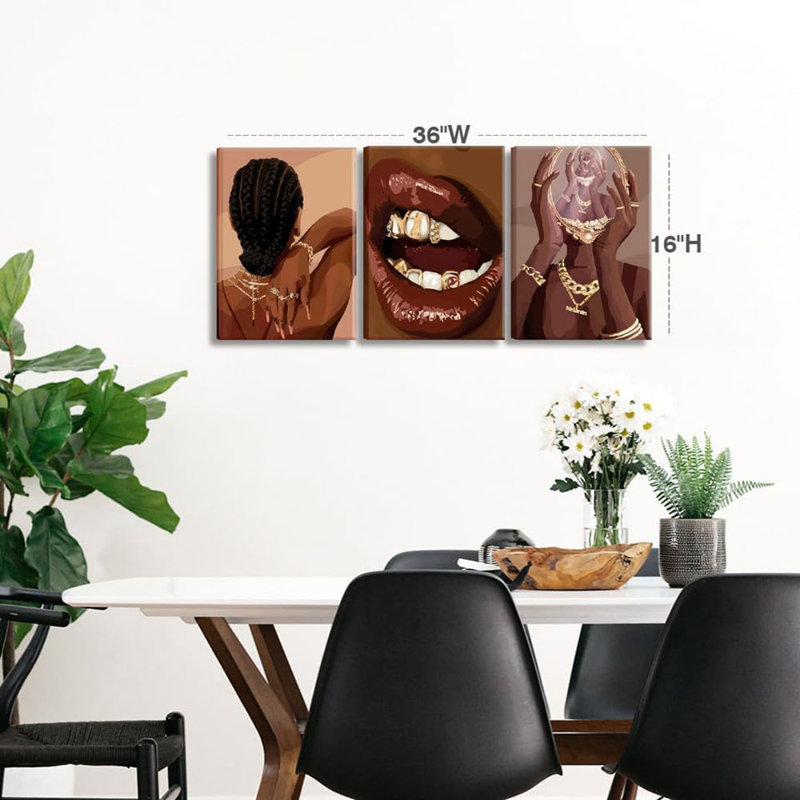 3 Piece Wrapped Canvas Set