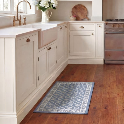 Laura Ashley Merley Washable Printed Chenille Rug 1-Piece