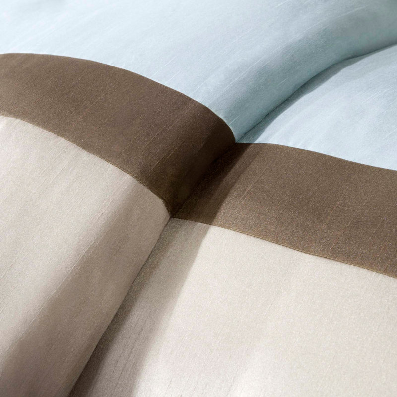 Ensembles de literie de luxe bleu, collection hôtel en polyester, confort à la maison polyvalent