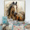 Cheval, liberté symbolique - impression sur toile