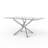 7-Piece Rectangular Glass Dining Set, 63" Modern Tempered Glass Dining Table With Velvet Upholstered Seats-1503297213-1503297187-1503297184