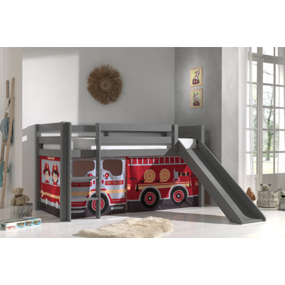 Pino European Single (90 x 200cm) Mid Sleeper Loft Bed