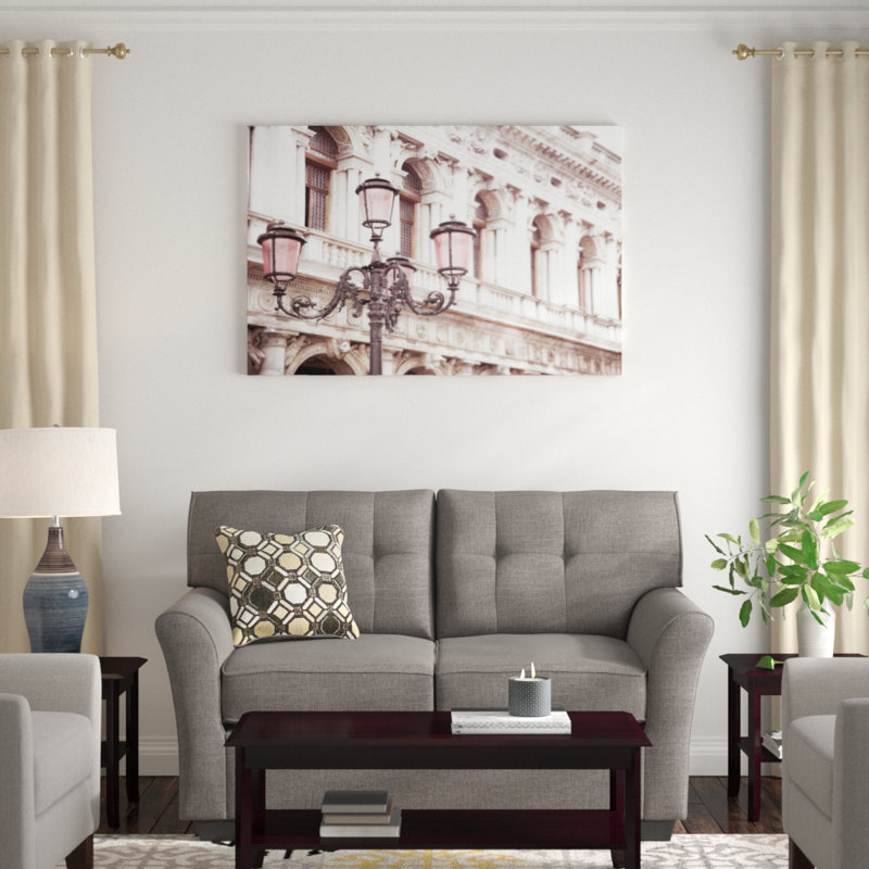 Venice Pink Lanterns I by Sonja Quintero - Photograph, 81cm H x 122cm W, Wrapped Canvas